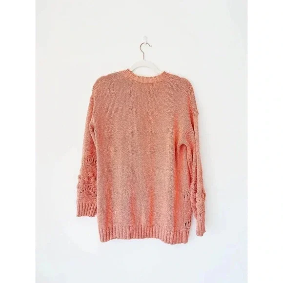 Boutique Brand Coral Chunky Cardigan Size M - Picture 6 of 11